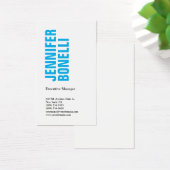 Professional minimalist modern bold blue white (Desk)