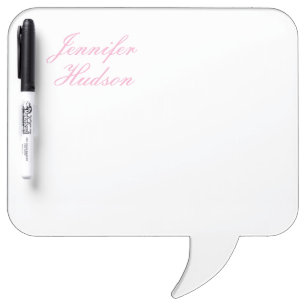 Professional minimalist modern calligraphy name dry erase board