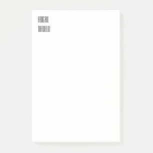 Professional minimalist modern custom plain post-it notes