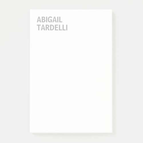 Professional minimalist modern custom plain post_it notes