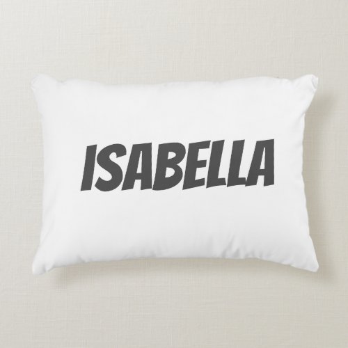 Professional minimalist modern grey white accent pillow