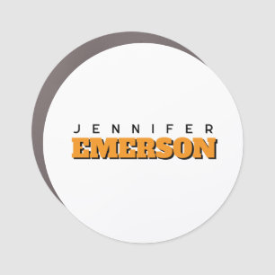 Professional minimalist modern plain car magnet