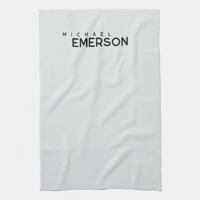 Professional minimalist modern plain  kitchen towel (Vertical)