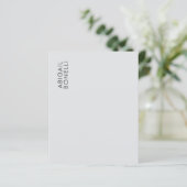 Professional minimalist modern plain own name (Standing Front)