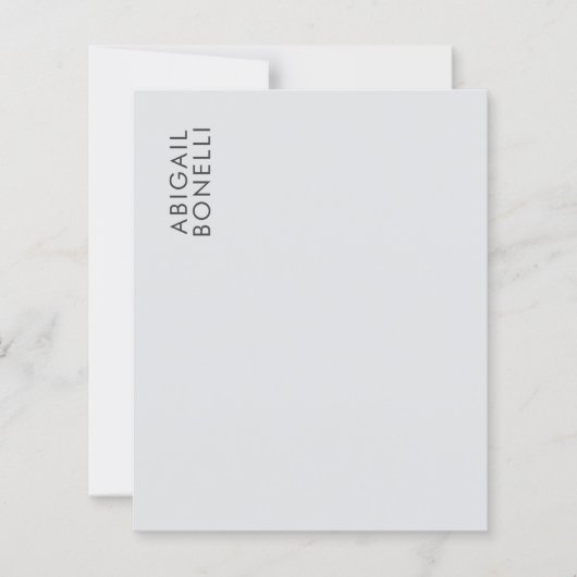 Professional minimalist modern plain own name (Front)