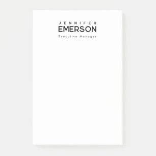 Professional minimalist modern plain post-it notes
