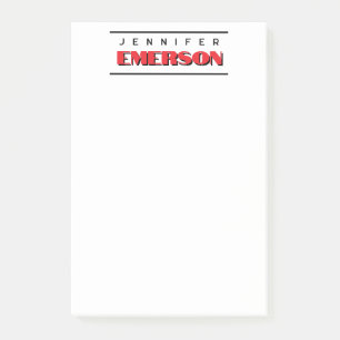 Professional minimalist modern plain post-it notes