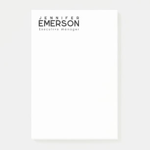 Professional minimalist modern plain post-it notes