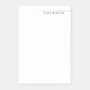 Professional minimalist modern plain post-it notes