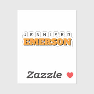 Professional minimalist modern plain  sticker