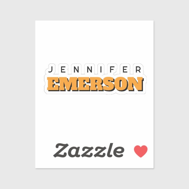 Professional minimalist modern plain  sticker (Sheet)