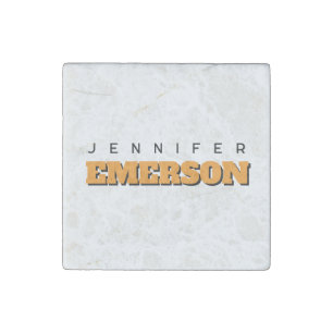 Professional minimalist modern plain  stone magnet