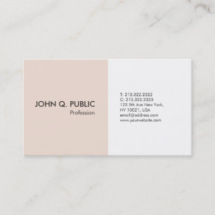 Professional Minimalist Modern Signature UV Matte Business Card