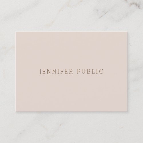 Professional Minimalist Modern Template Luxe Chic Business Card