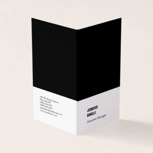 Professional minimalist modern trendy business card