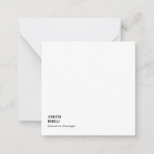 Professional minimalist modern trendy note card