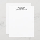 Professional Minimalist Plain Classical (Front/Back)