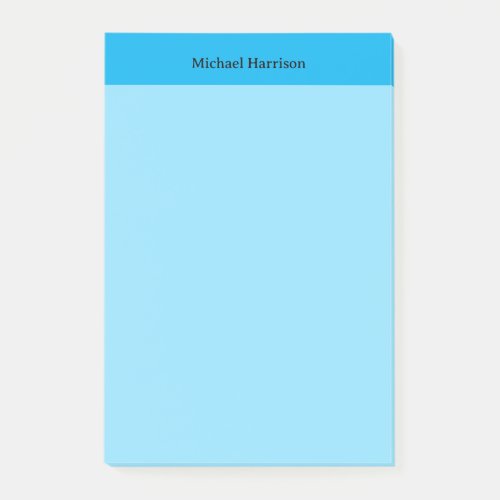 Professional Minimalist Plain Classical Blue Post_it Notes