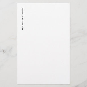Professional Minimalist Plain Modern Stationery