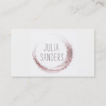 Professional Minimalist Professional Rose Gold Business Card by rhondajaidesigns at Zazzle