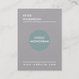 Professional minimalist style business card