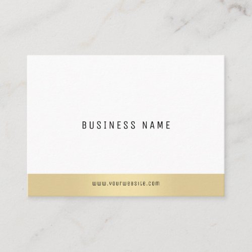Professional Minimalist Template Elegant Gold Cool Business Card