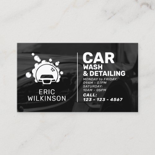 Professional minimalist with logo  business card