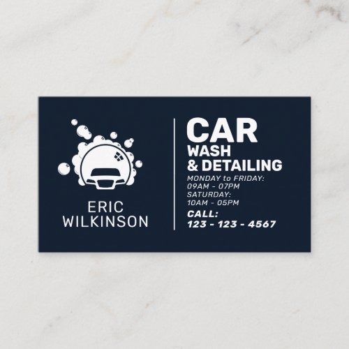 Professional minimalist with logo  business card