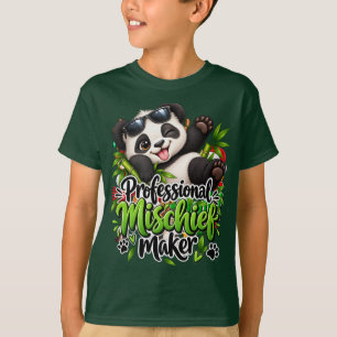 Professional Mischief Maker Panda T-Shirt