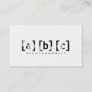 professional modern appointment card