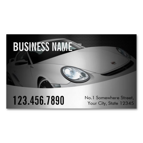 Professional Modern Automotive Business Card Magnet