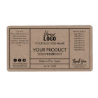 Professional Modern Bath And Body Product Labels | Zazzle