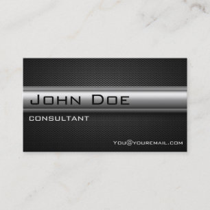 Professional Modern Black Carbon Fiber Business Card