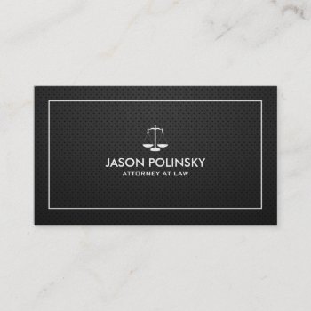 Professional & Modern Black & Gold Attorney Business Card by AV_Designs at Zazzle