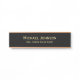 Professional Modern Black Gold Office Name Title