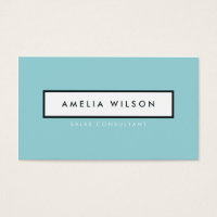 Professional Modern Blue Business Card