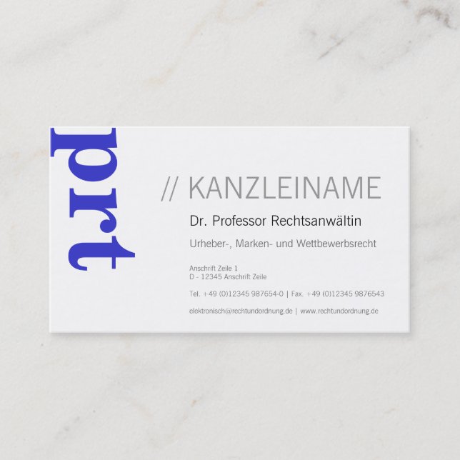professional modern business card (Front)