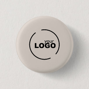 Professional Modern Business Logo Beige Button