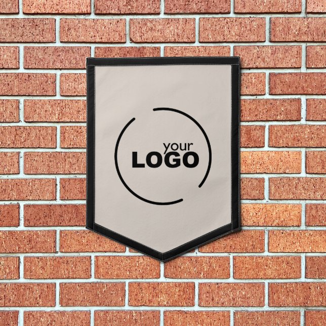 Professional Modern Business Logo Beige Pennant (Insitu 1)