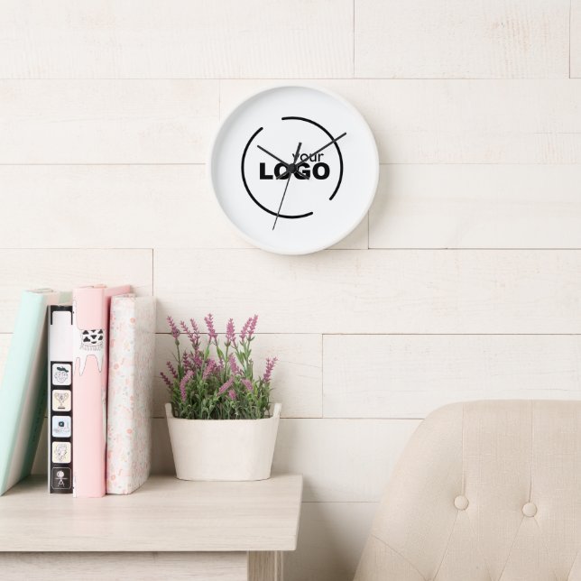Professional Modern Business Logo Clock (Reading Room)