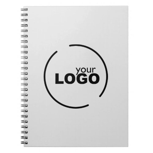 Professional Modern Business Logo Gray Notebook
