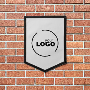 Professional Modern Business Logo Gray Pennant