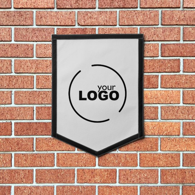 Professional Modern Business Logo Gray Pennant (Insitu 1)