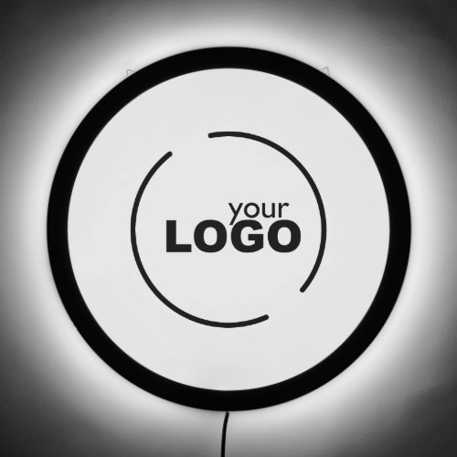 Professional Modern Business Logo Light Grey LED Sign