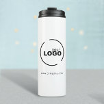 Professional Modern Business Logo Thermal Tumbler at Zazzle