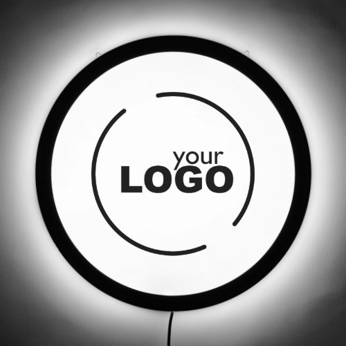 Professional Modern Business Logo White LED Sign