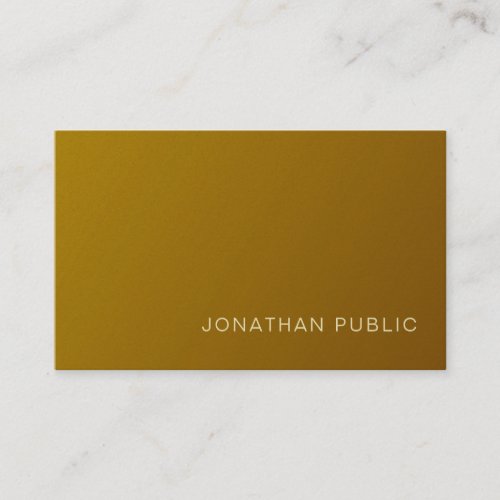 Professional Modern Cafe Pearl Finish Luxury Business Card