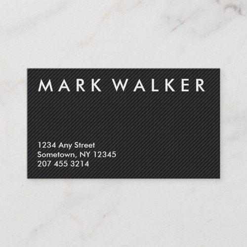 Professional Modern carbon fiber business card