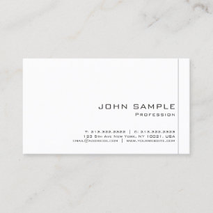 Professional Modern Clean Template Semi Gloss Business Card