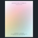 Professional Modern Colorful Simple Design Elegant Letterhead<br><div class="desc">Professional Modern Colorful Simple Design Elegant Template Letterhead.</div>